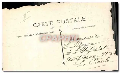 Bandeira Alemã do 132º Regimento capturada em St-Blaise pelo 10º Batalhão de Caçadores — editor não visível — Verso