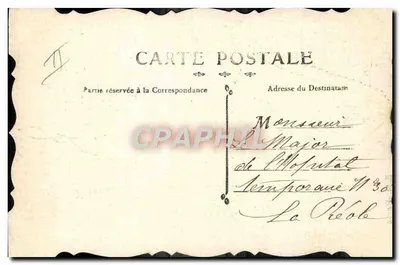 Bandera Pomerana del 94° — capturada en Senlis 1914 — E.M.-París — Reverso