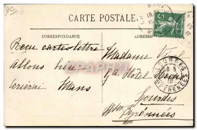 O Submersível "Plaviose" — naufrágio em 26 de maio de 1910 diante de Calais — editor não identificado — Verso