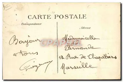 Submarino « Turquoise » — Marinha Nacional — 3 Abril 1913 — Editor: 2923 — Verso
