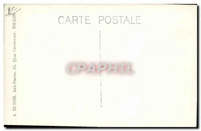 Sous-marin Armide — Toulon — A. Dubois — Verso