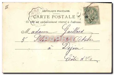 Le Théâtre — bâtiment en pierre avec arcades — J.B. Schmitt, éditeur, Belfort, n°84 — Verso