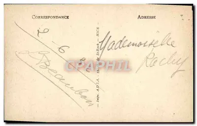 Lourdes — Het Kasteel-Fort — Impr. A.D.I.A. de St-Rach — Achterkant