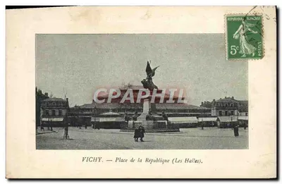 Vichy — Praça da República (Les Halles) — J.V. N°9