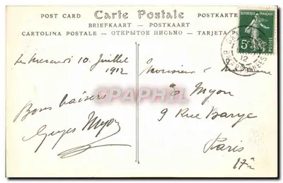Pau — O Castelo, Quarto de Henri IV — ND Fot. — Verso