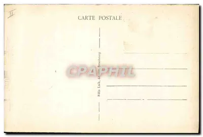 Colmar - Ancienne Douane — éditeur Félix Laib, Strasbourg — Verso