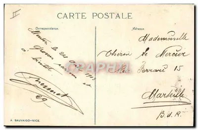 Menton. Fronteira italiana — guardas franceses e italianos — N.D. Fot. — Verso