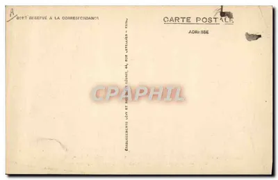 Fábrica dos Clavaux — Companhia Universal de Acetileno e de Eletrometalurgia — Quais de Expedição, 6 Rue Pigalla, PARIS — Verso