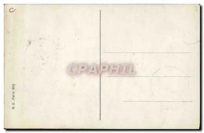 Caricatura do Sr. Fallières — O Desembaraço (Em direção ao Loupillon) — B.G. Paris 905 — Verso