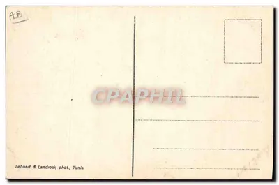 Donna ebrei — Tunisi — Lehnhert & Landrock, n°596 — Verso