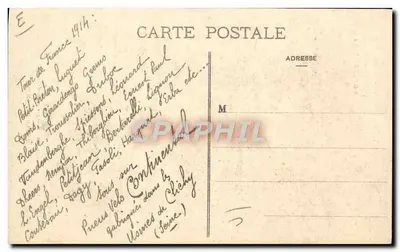 Petit-Breton — wielrenner van de Tour de France 1914 — Uitgegeven door « Pneu Continental » — Achterkant
