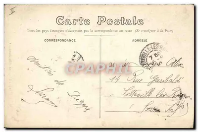 Dieppe — W morzu — G. Marchand, n°1497 — Rewers