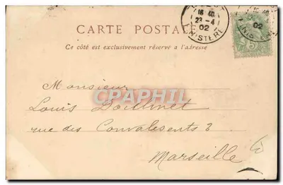 O Navio-Escola « LA BRETAGNE » — Marinha Militar — ND Fot — Verso