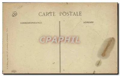 O Pôr do Sol — cena nua — editor R. Le Dœuf, Paris — Verso