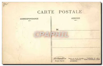 Mézidon (Normandia) — Carta de felicitações de casamento — Assinada por Jean Neymard — Verso