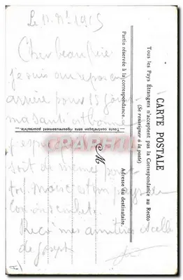 步兵与阿尔卑斯猎兵旗帜 — 荣誉与祖国 — E. Manif - 呈交 — 背面