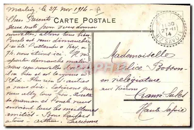 Vier Monarchen und Präsidenten — 1914 — unbekannter Verleger — Rückseite