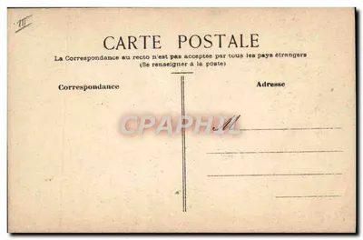 Bandeira britânica e flores — 'Viva a Inglaterra' — carta postal francesa — Verso