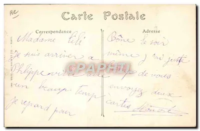 Philippeville — O Submersível « Papin » — ND. Fot. — Verso