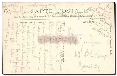 Marinha Militar Francesa "Thon" Submarino — Edição Petit Provençal Toulon, n°73 — Verso