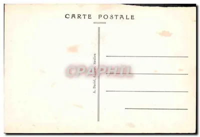 Les Settons - A Cascata — Na região do Morvan, n°12, editor A. Duciel, Saulieu — Verso