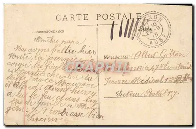 Tonnerre - La Fosse Dionne — L. Durand, fotograf, Tonnerre — Rewers