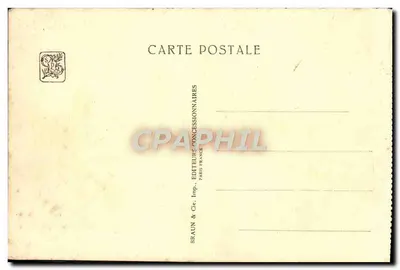 앤티크 엽서 파리 국제 식민지 박람회 1931 미션 프로테스탄트관 — 뒷면