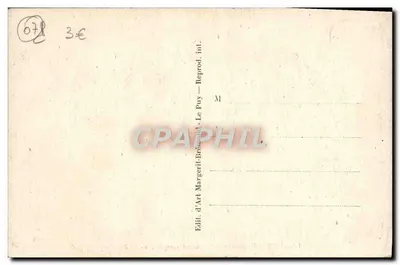 La Louvesc (Ardeche) — Casa Saint-Régis — O Jardim — Verso