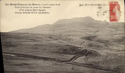 Os Altos Planaltos do Mézenc — aspecto norte — Os Altos Cévennes Illu 427