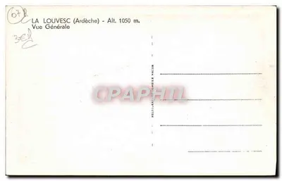 La Louvesc (Ardèche) — Algemene uitzicht — Héliodore Gablier Macon — Achterkant