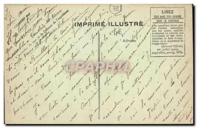 Dampierre (S.-et-O.) — O Castelo — Fortin, editor, n°295 — Verso