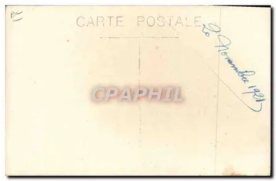 Casa Paul Bisoir — loja de tricôs e cintos — novembro de 1921 — Verso