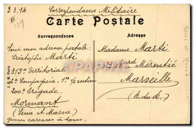 Mormant – Bois Boudran – A casa do porteiro — Coleção Crapard — Verso