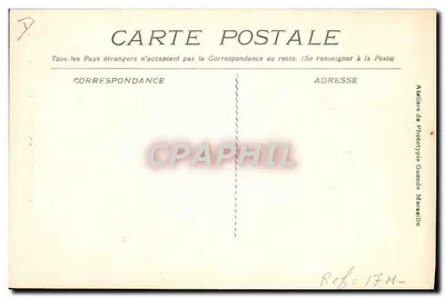 Draguignan - Via della Giudea — Ateliers de Phototypie Guende, Marsiglia, n° 1214 — Verso