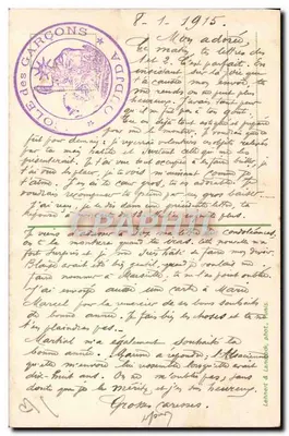 Mulheres judeus — Argélia — série 596 — editor Lennert & Langlois, fot. Paris — Verso