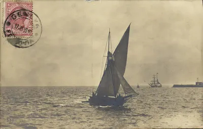 Navio a vela — Mar — Gênova — Editor desconhecido, n° 514
