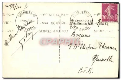 EVIAN-LES-BAINS — Widok ogólny — Regaty — LL. — N° 259 — Rewers