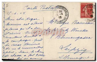 Szczelina nad jeziorem — widok miasta na tle — J. H. 1181 — Rewers