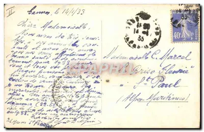 Cannes — Port — Wydawca nieznany, nr 11 — Rewers