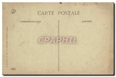 Femme endormie — scène intime dans une chambre — éditeur E. Le Dufey, imp. Zolit, 127, boulevard de Sébastopol, Paris — Verso