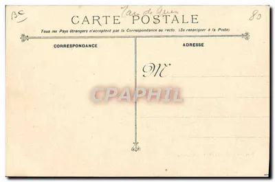 Marine Militaire Française — Submarin Orpilleur GRONDIN — Kolekcja P. B. Cherbourg — Rewers
