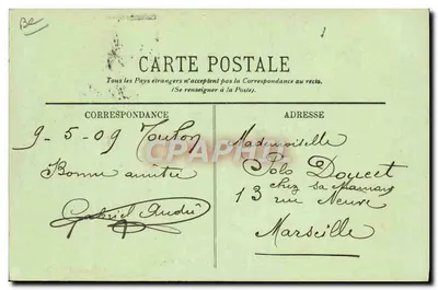 O Lynx — Submarino — A. Bougault, n°486 — Verso