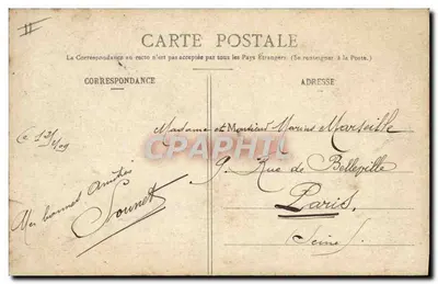 Chalon-sur-Saône - O Teatro — Editor E. Lemeine, n°49 — Verso