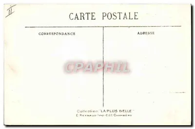 Chambéry — Teatr i ulica d'Italie — E. Reynaud, Wydawca i drukarz Chambéry — Rewers