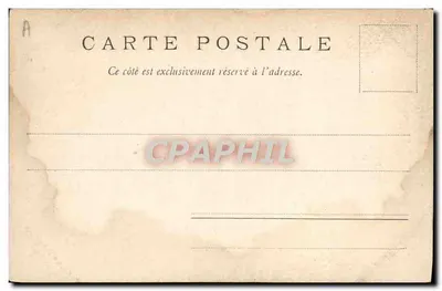 Paryż — Louvre — widok z ogrodu Tuileries — wydawca nieznany, numer seryjny nie widoczny — Rewers