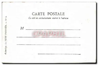 Paryż — Arc de Triomphe — Kolekcja Petit Parisien, nr 4 — Rewers