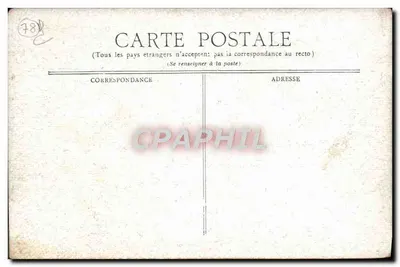Versalhes — AS COLUNAS (GRANDES ÁGUAS) — Editor ZAERCH, Paris — Verso