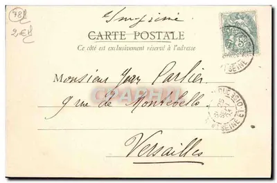 Versailles — Park Petit Trianon — Pałac Muzyczny — Wydawca A. B. w Versailles — Rewers