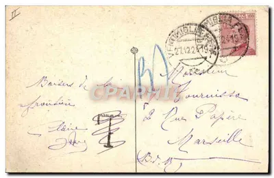 Ponte San Luigi - Fronteira Italiana — Grimaldi-Ventimiglia, n°79 — Verso
