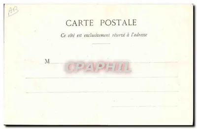 Vista do Domínio de Clérambault em Narbonne — Affaire Humbert-Crawford — L. Janson, editor, Narbonne — Verso